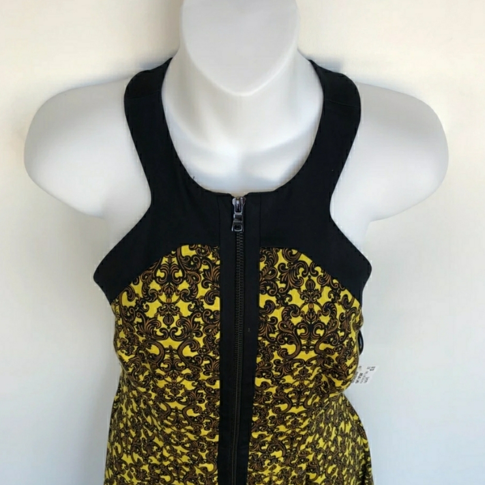 Robert Rodriguez black and yellow dress Sz 4